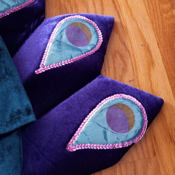 Peacock Baby Costume 6-12 Month - Halloween Animal Bird Costume Party Photos - Picture 6 of 16